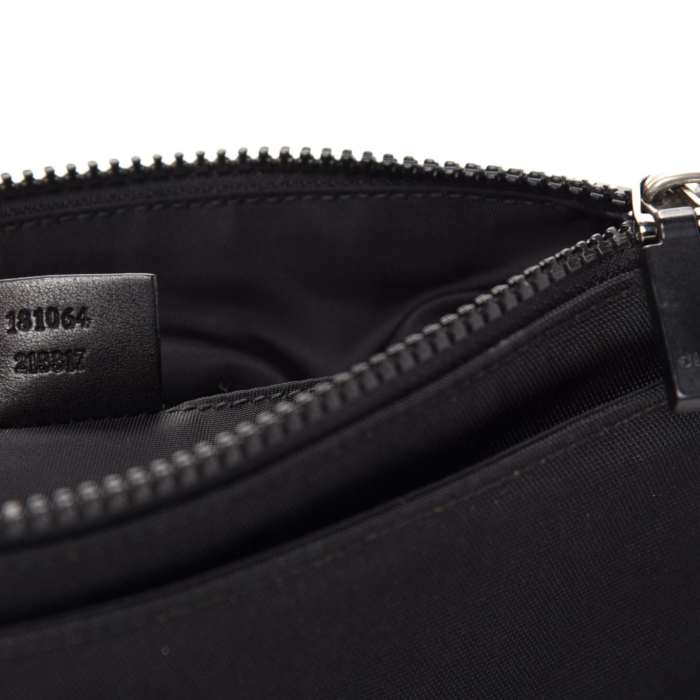 Nylon Web Belt Bag Black