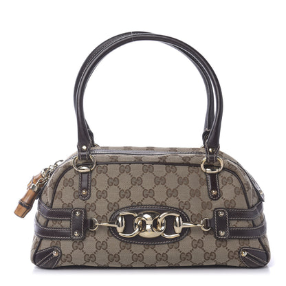 Gucci Monogram Medium Wave Boston Dark Brown 1 of 14