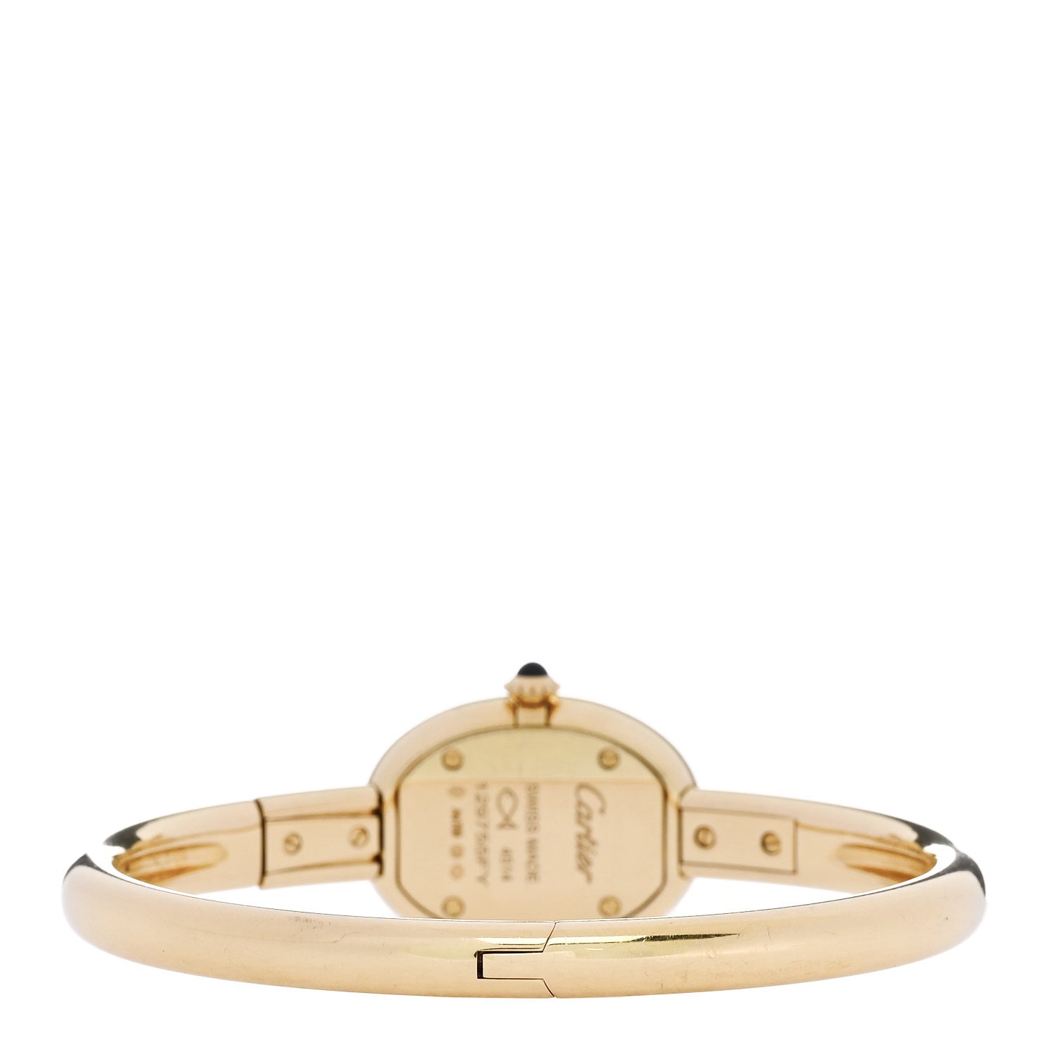 Cartier 18K Yellow Gold 19mm Baignoire Quartz Watch 3 of 5