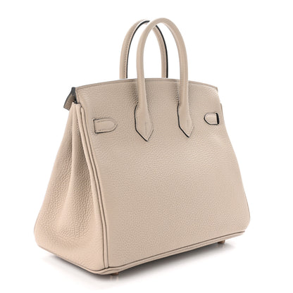 Hermes Togo Birkin 25 Gris Tourterelle 3 of 11