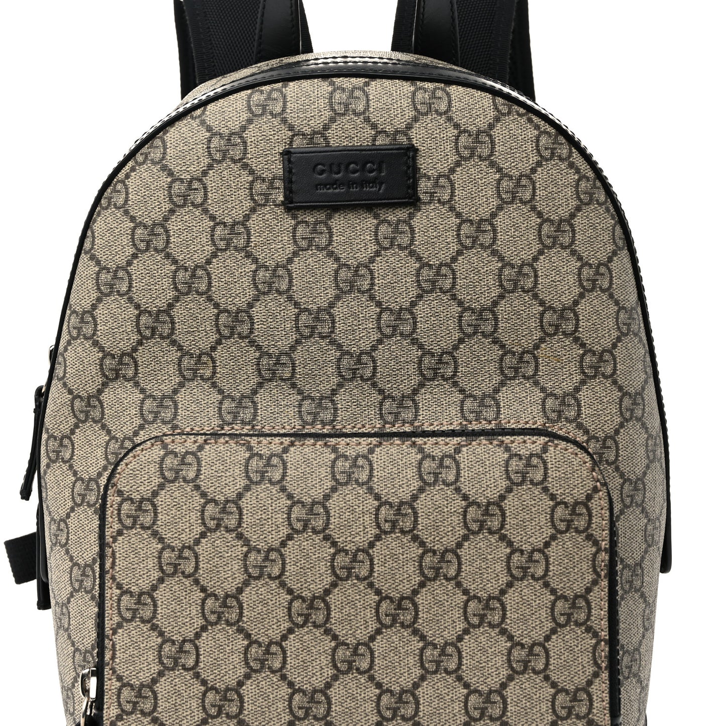 GG Supreme Monogram Small Eden Day Backpack Black