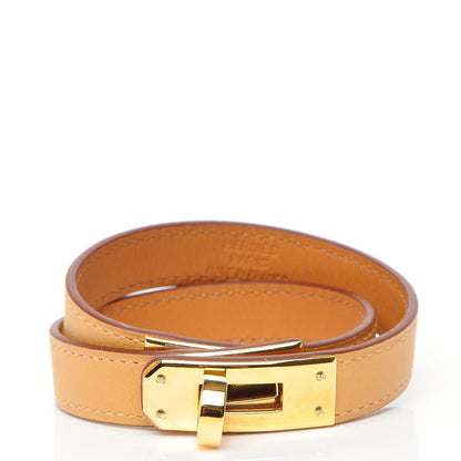 Hermes Swift Kelly Double Tour Bracelet M Curry 1 of 7