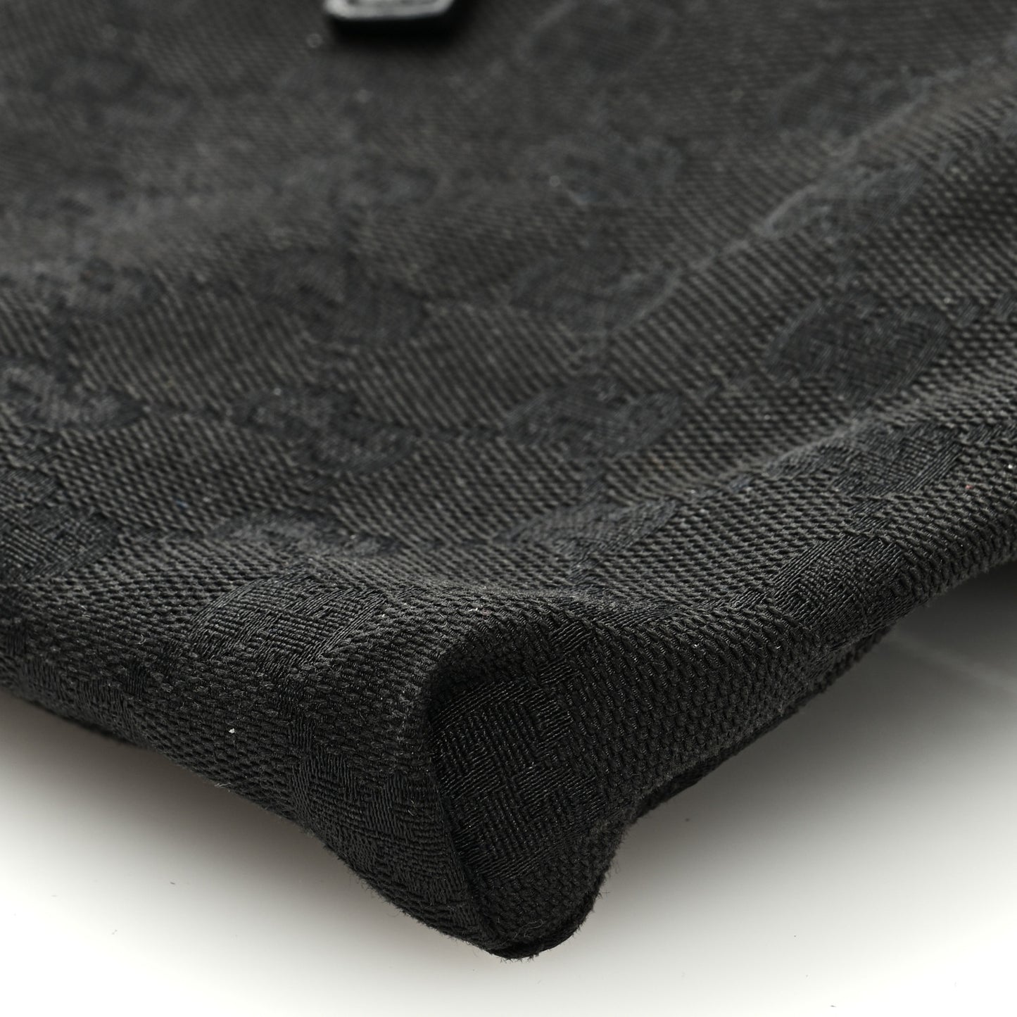 GG Monogram Double Pocket Belt Bag Black