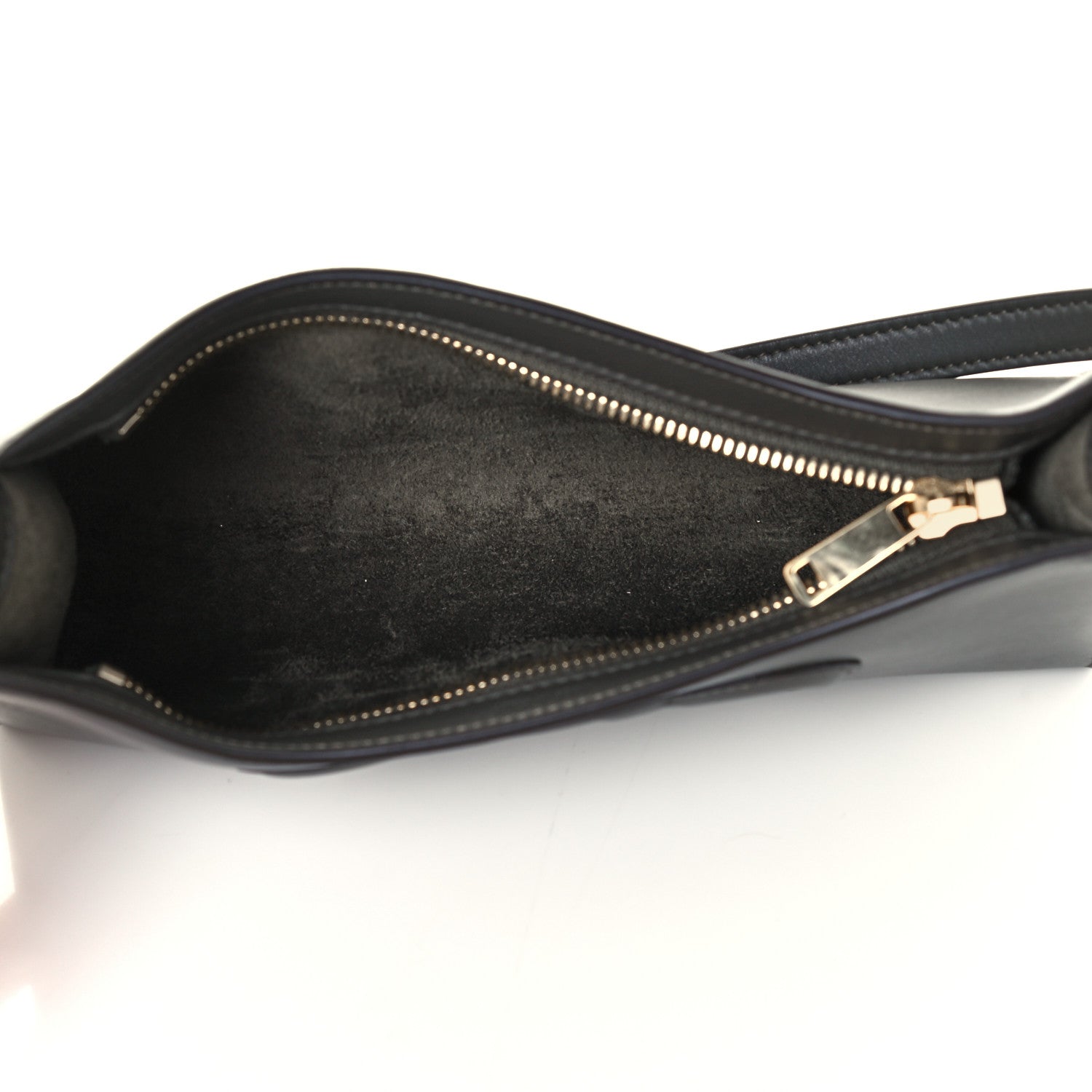 Celine Smooth Calfskin Cuir Triomphe Shoulder Bag Grey 5 of 10