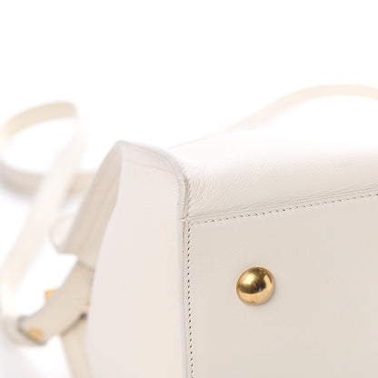 Saint Laurent Calfskin Small Classic Y Cabas White 11 of 15