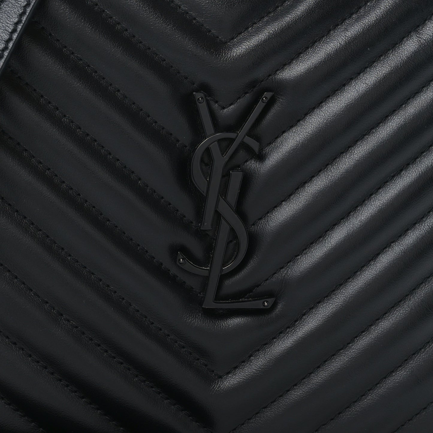 Calfskin Matelasse Monogram Monochrome Lou Camera Bag Black