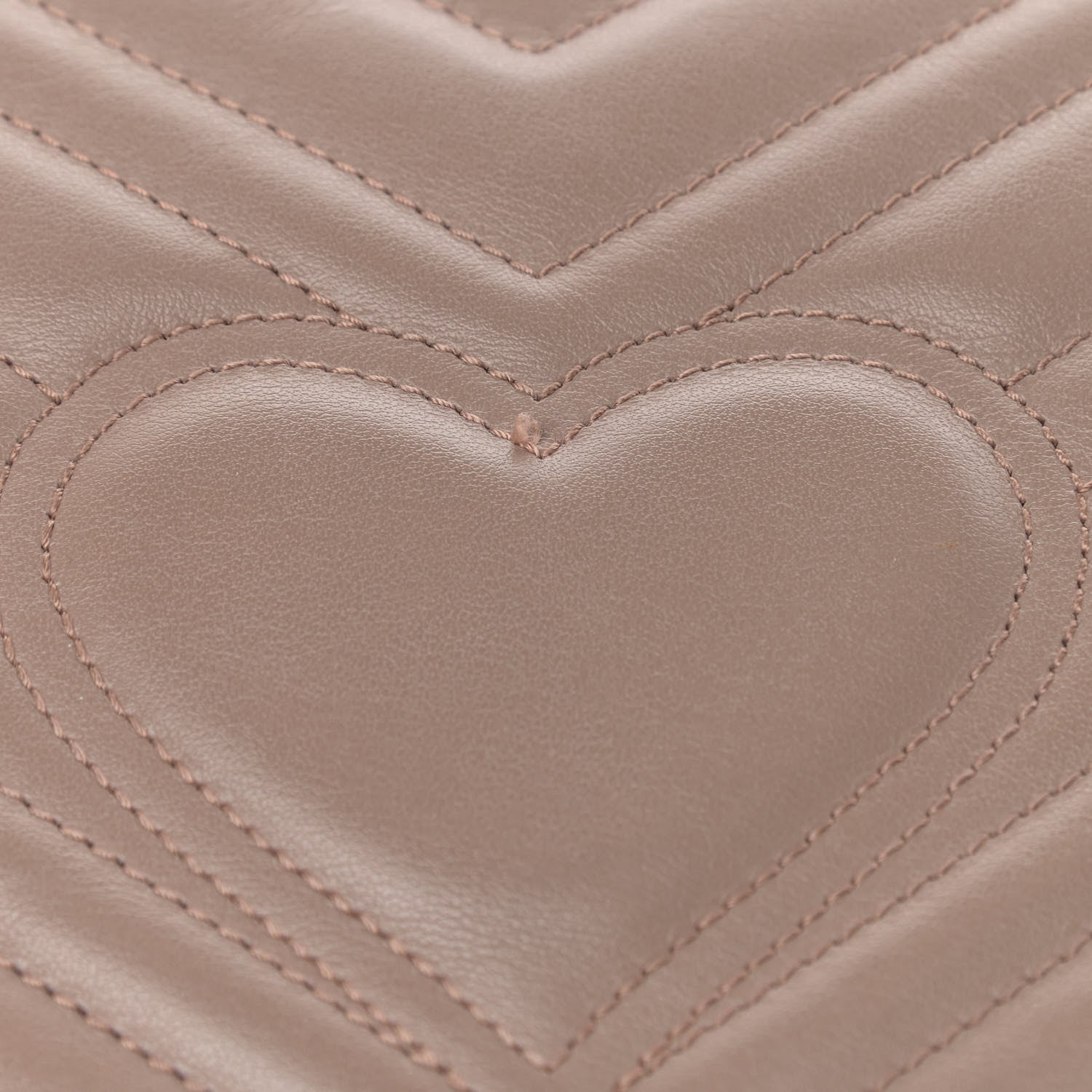 Gucci Calfskin Matelasse Medium GG Marmont Shoulder Bag Porcelain Rose 11 of 12