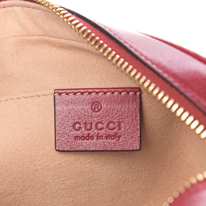 Gucci Suede Calfskin Web Mini Ophidia Shoulder Bag New Blue Romantic Cherry 5 of 9