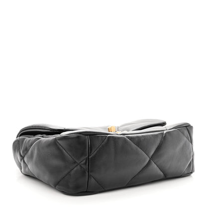 Chanel Lambskin Quilted Medium Chanel 19 Flap Black 3 of 10