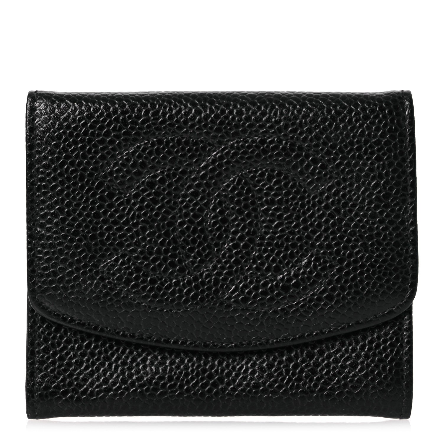 Chanel Caviar Timeless CC Flap Card Holder Black 1 of 11