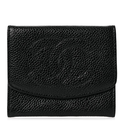 Chanel Caviar Timeless CC Flap Card Holder Black 1 of 11