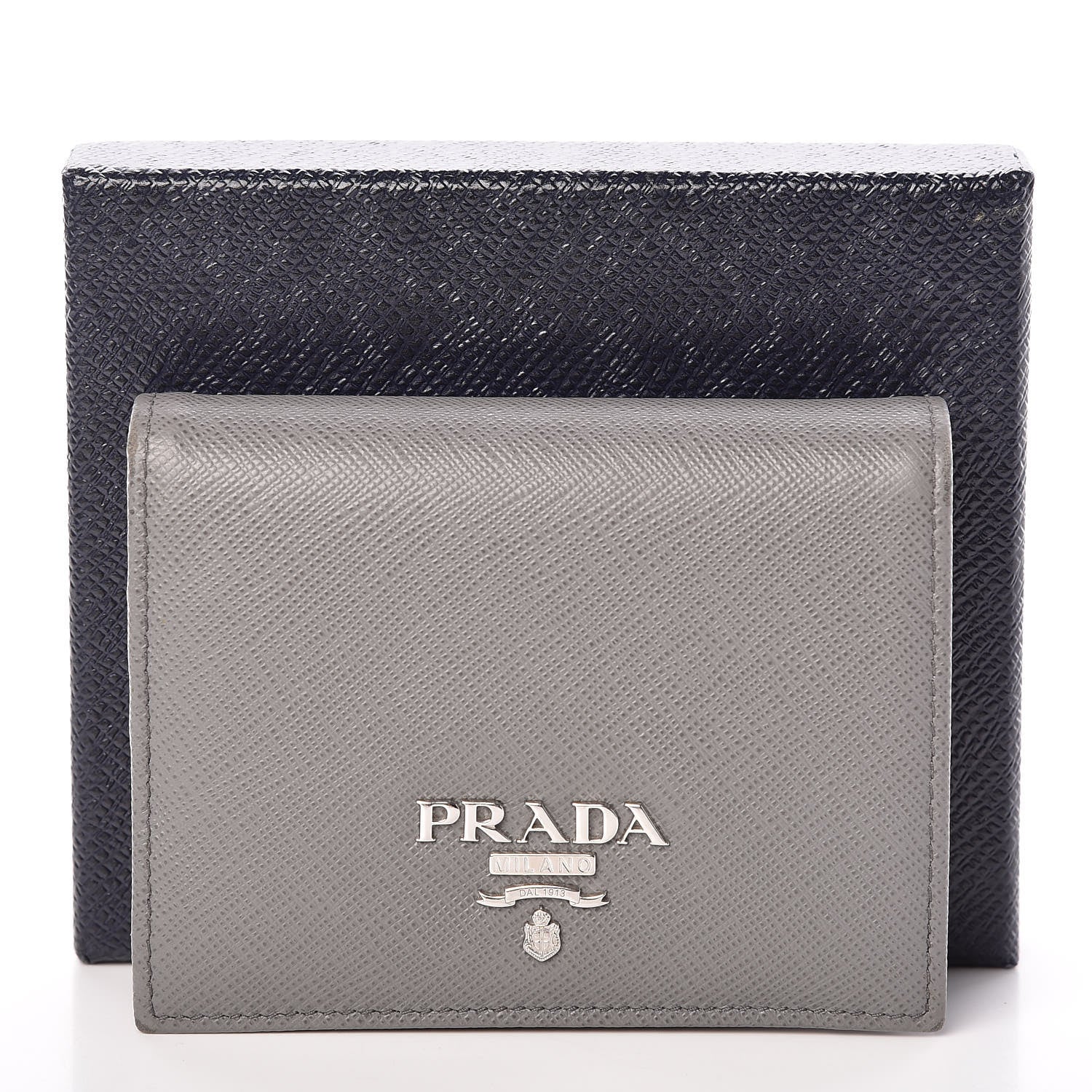 Prada Saffiano Multicolor Compact Wallet Marmo Pesca 10 of 10