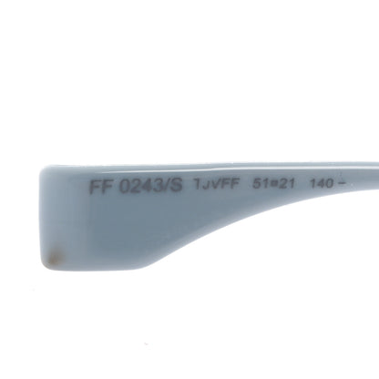 Fendi Crystal Sunglasses FF 0243/S Silver Blue 6 of 8