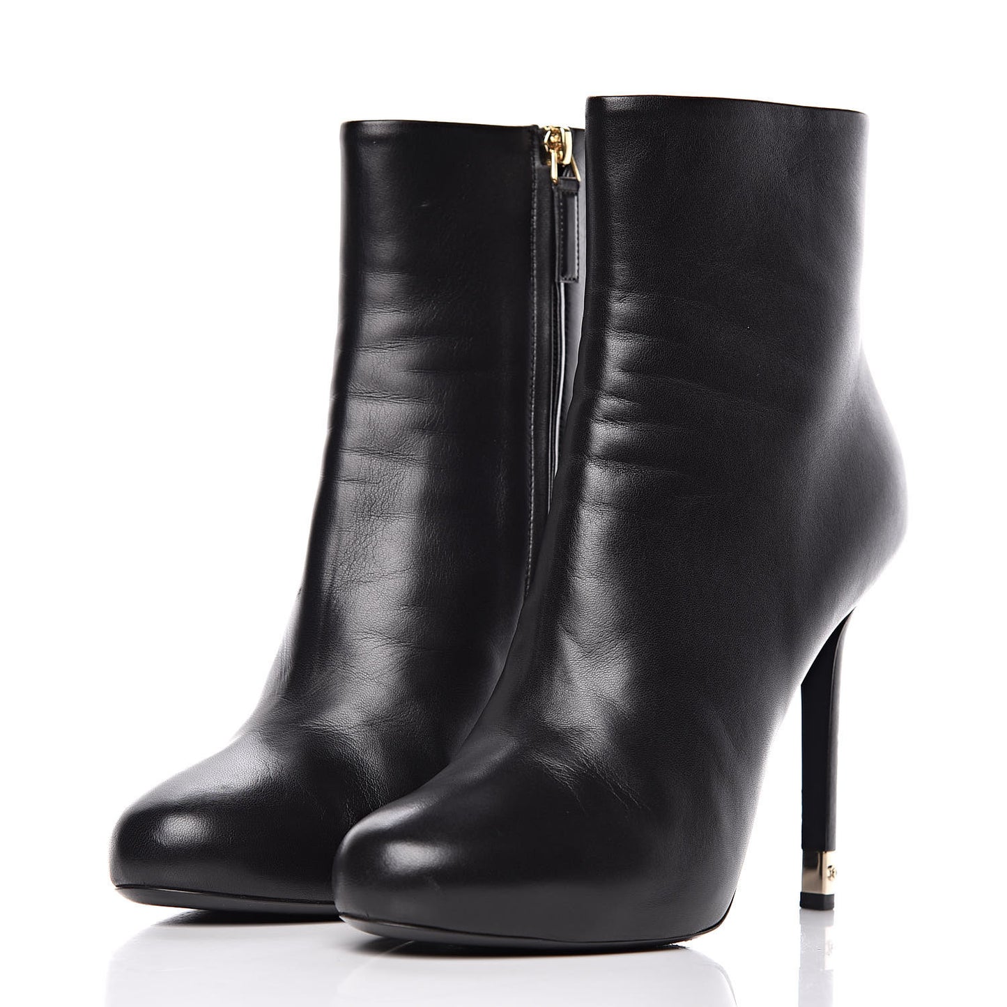 Lambskin CC Short Booties 41 Black