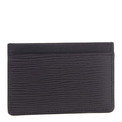 Louis Vuitton Epi Card Holder Black 2 of 8