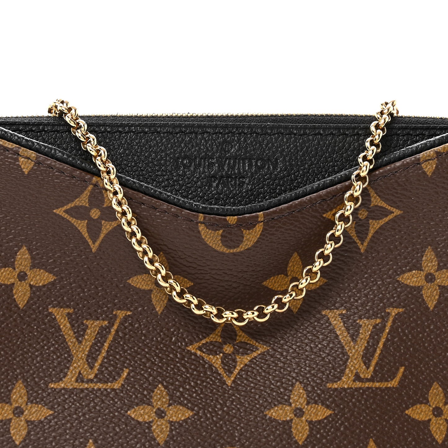 Monogram Pallas Clutch Black