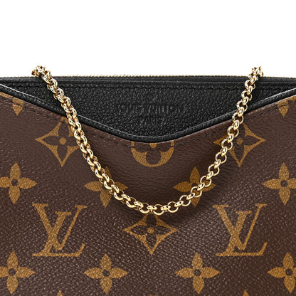 Louis Vuitton Monogram Pallas Clutch Black 8 of 11