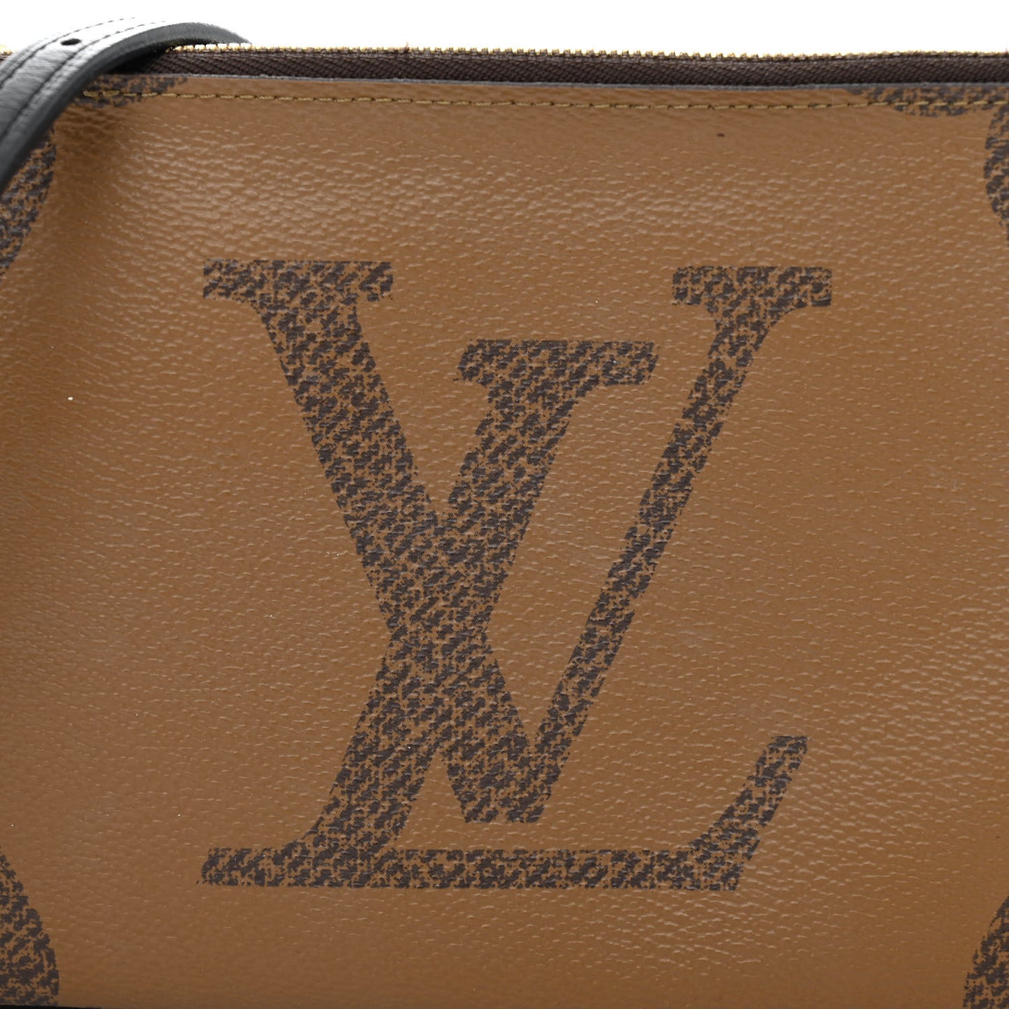 Reverse Monogram Giant Double Zip Pochette