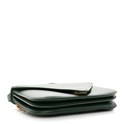 Bottega Veneta Calfskin Mount Envelope Bag Green 4 of 18