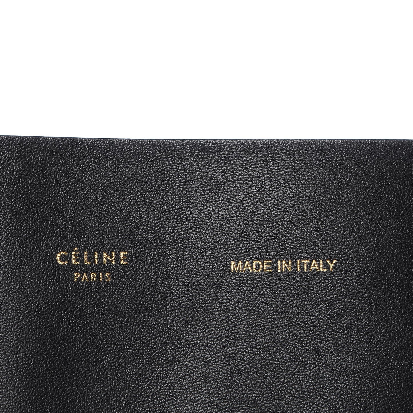 Lambskin Horizontal Cabas Black