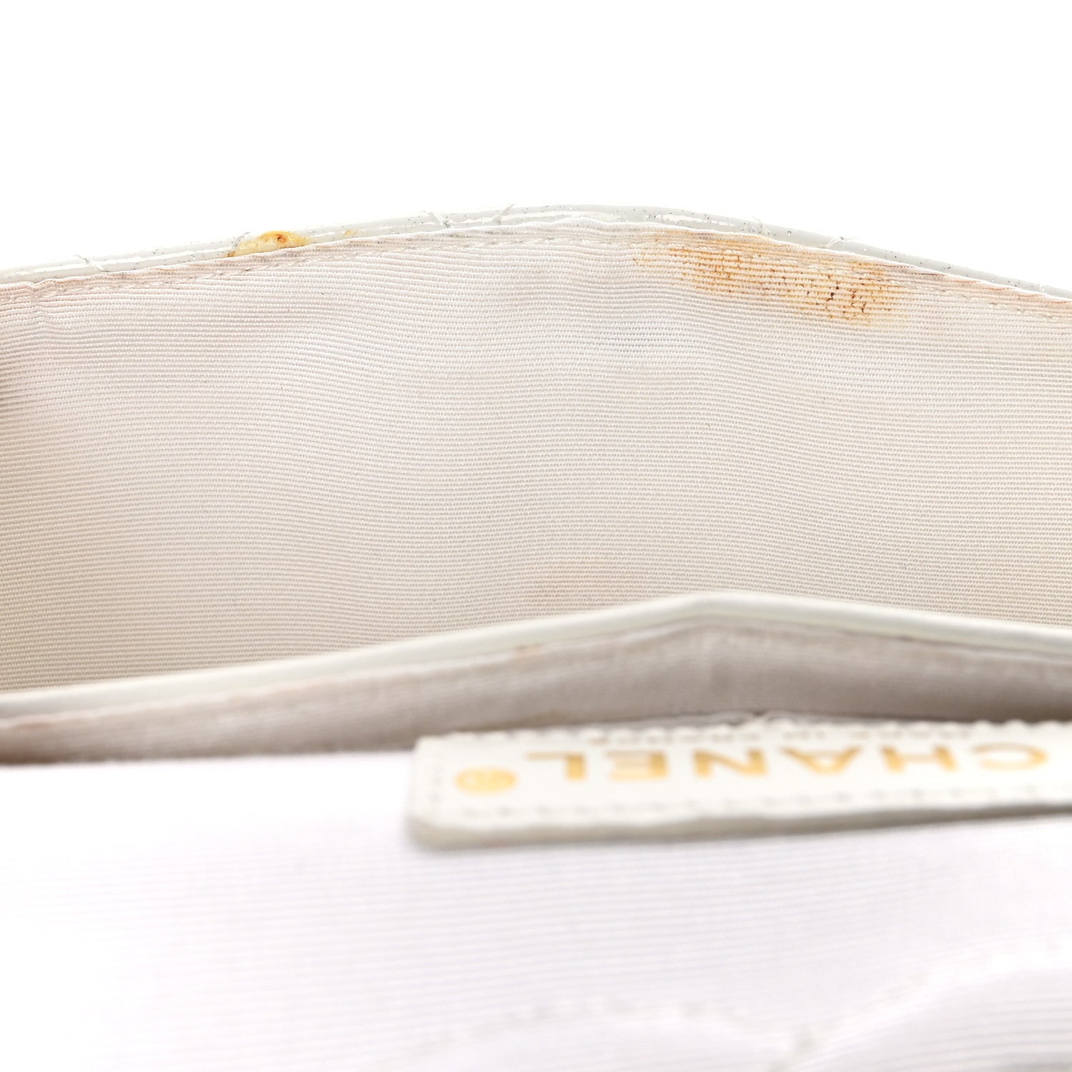 Chanel Patent Quilted Evening Star Medium Double Flap White 11 of 11