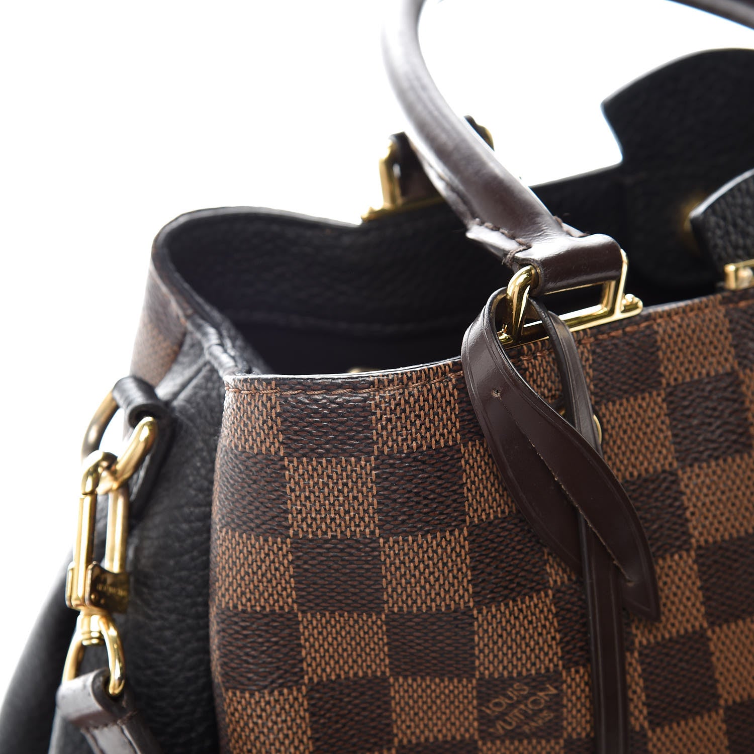 Louis Vuitton Damier Ebene Cuir Taurillon Brittany Black 19 of 20