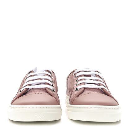 Gucci GG Monogram Calfskin Womens Low Top Sneakers 35 Pink Soft Pink 3 of 9
