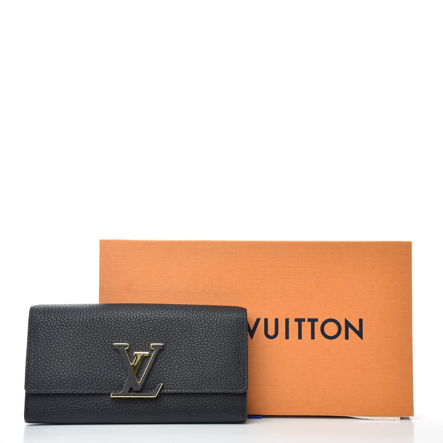 Taurillon Capucines Wallet Black