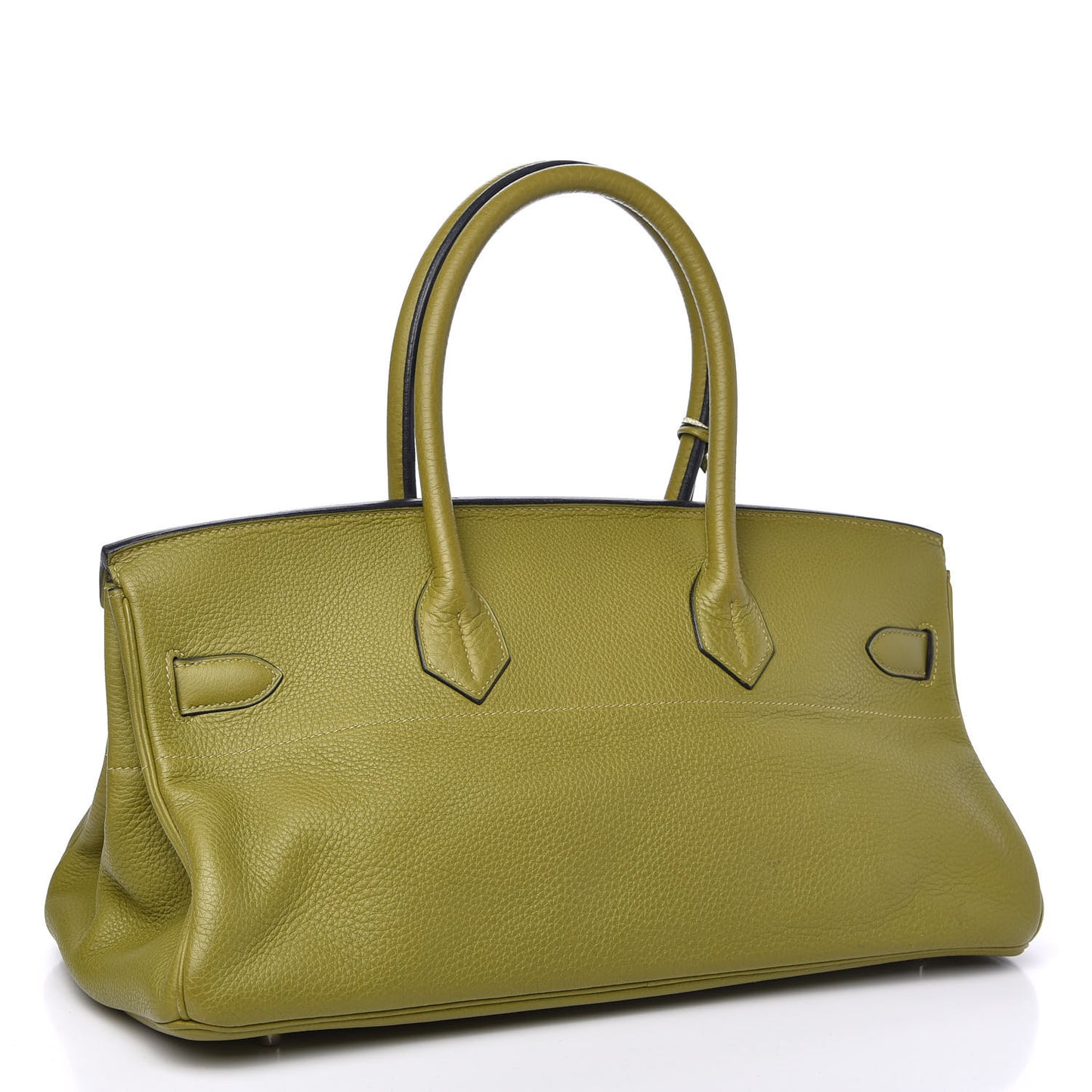Taurillon Clemence JPG Birkin 42 Chartreuse