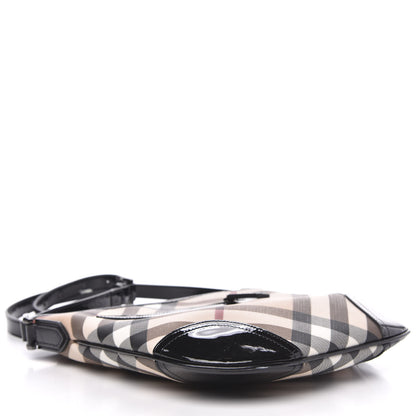 Burberry Supernova Check Small Dryden Crossbody Bag Black 4 of 9