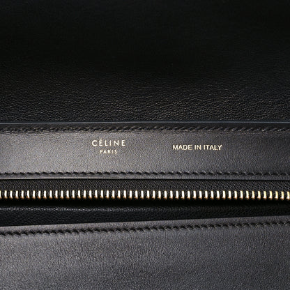 Celine Bullhide Calfskin Medium Tri-Color Trapeze Carmin 5 of 7