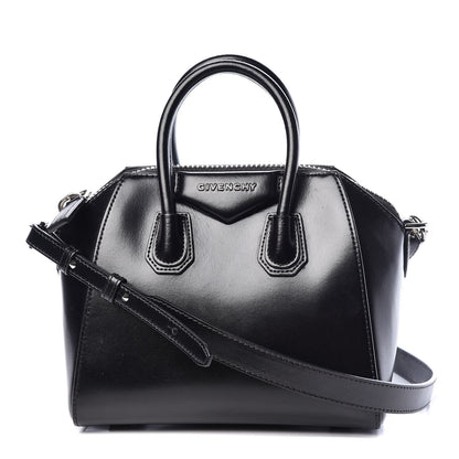 Givenchy Shiny Lord Calfskin Mini Antigona Black 1 of 10