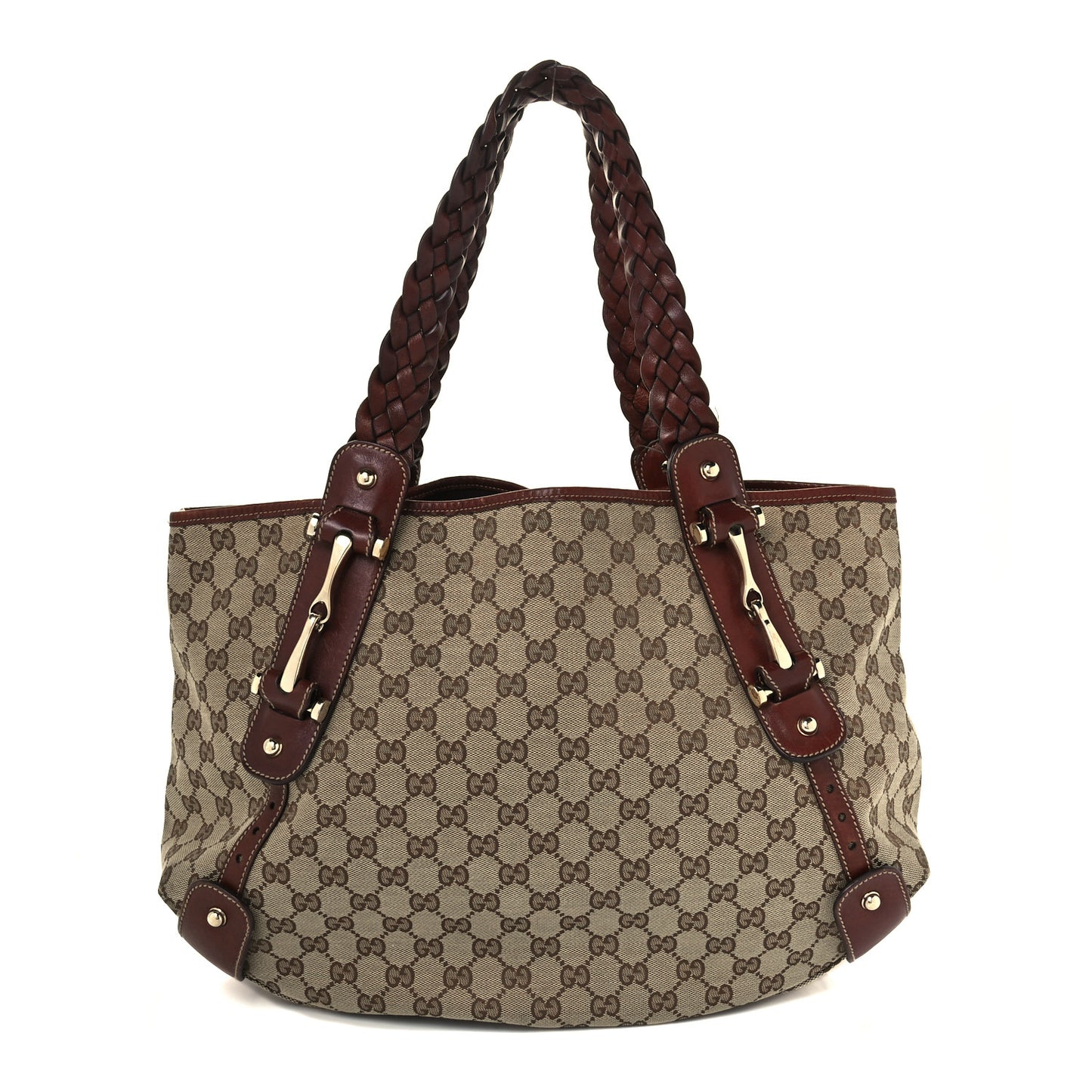 Monogram Medium Pelham Shoulder Bag Brown