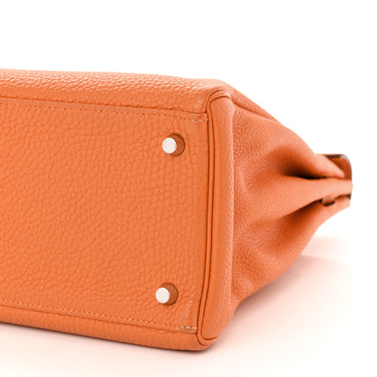 Hermes Togo Kelly Retourne 35 Orange 10 of 18