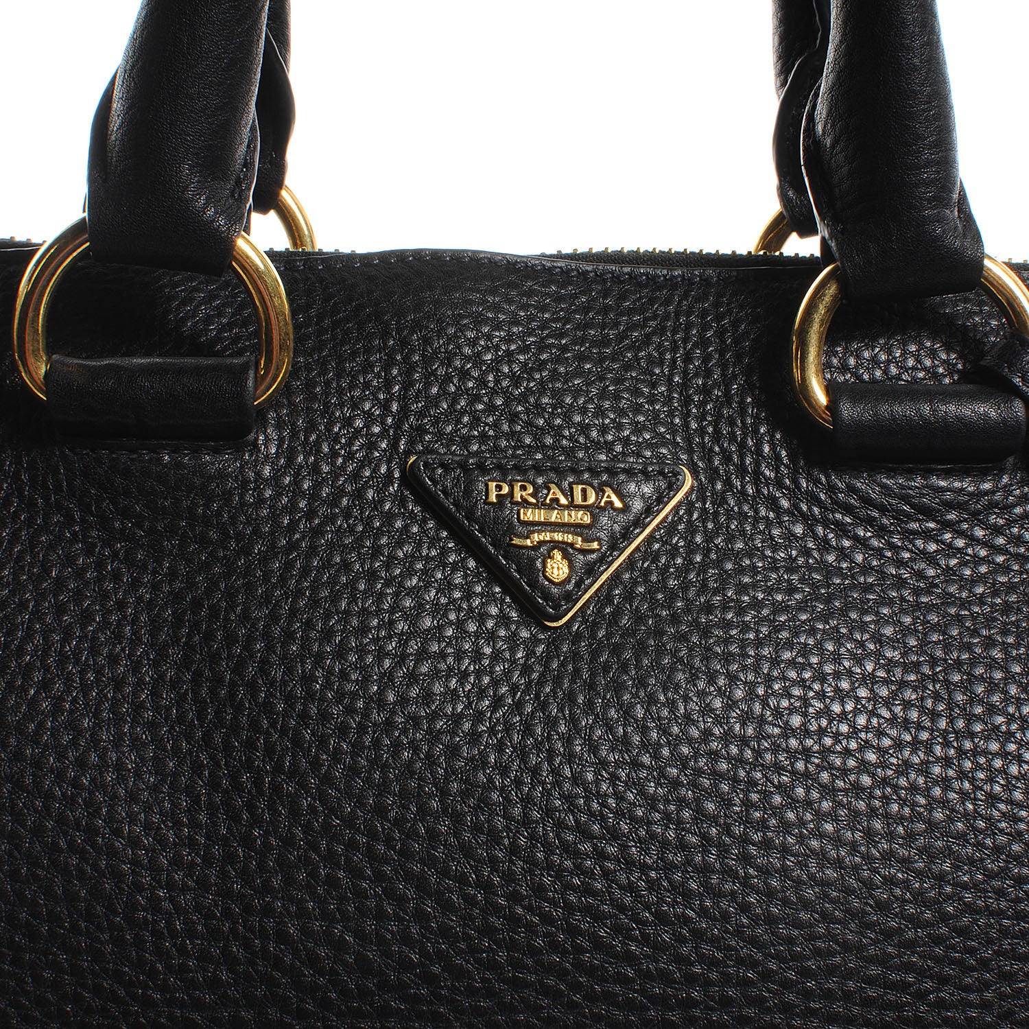 Prada Vitello Daino Shoulder Bag Nero Black 5 of 10