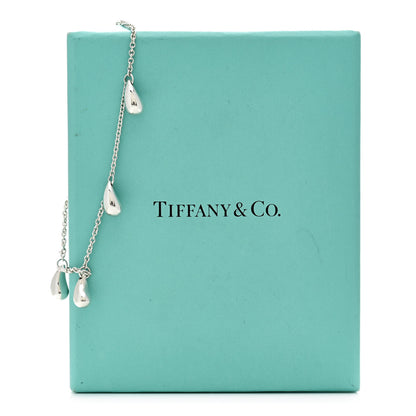 Tiffany Sterling Silver Elsa Peretti Five Station Teardrop Bracelet 5 of 5