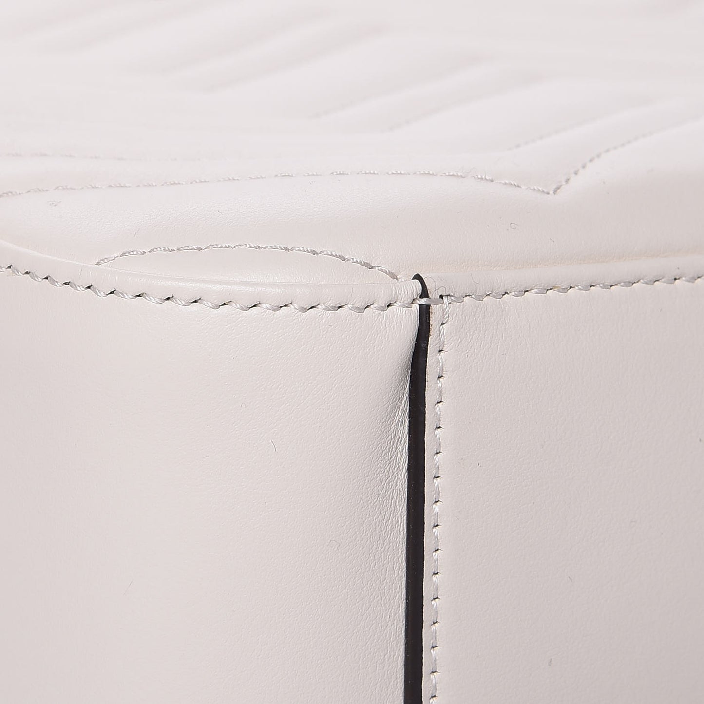 Calfskin Matelasse GG Marmont Dome Backpack White