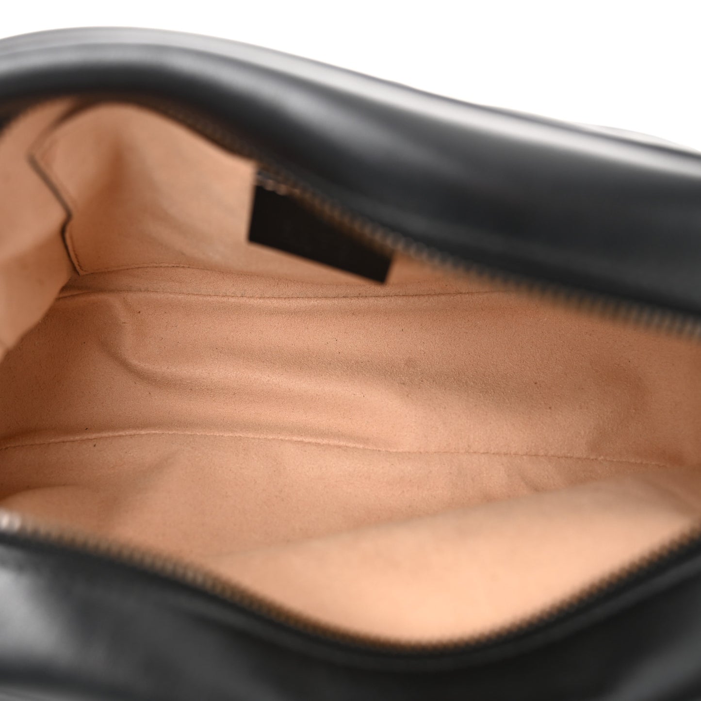 Calfskin Matelasse Small GG Marmont Chain Shoulder Bag Black