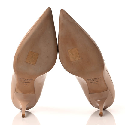 Jimmy Choo Patent Romy 60 Pumps 40 Nude 5 of 8