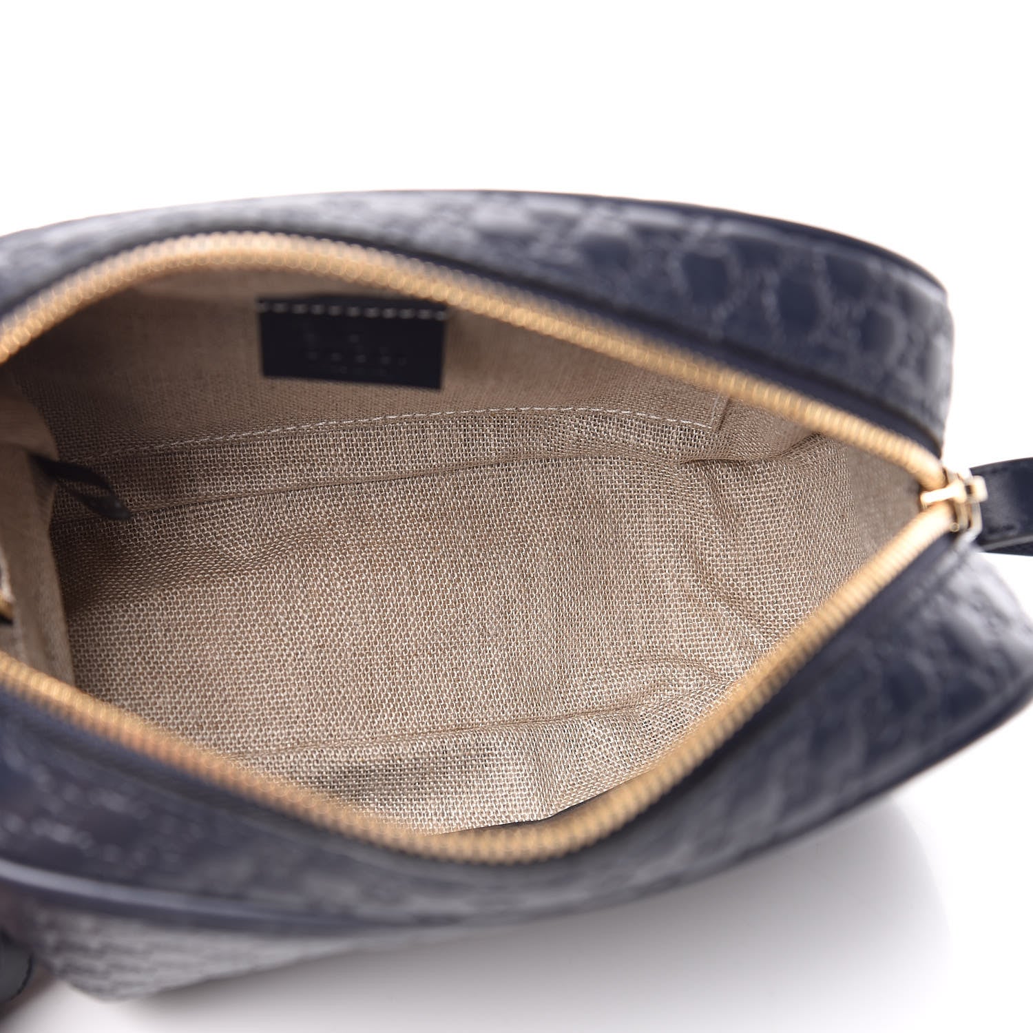 Gucci Soft Microguccissima Mini Bree Messenger Bag Blue 7 of 11