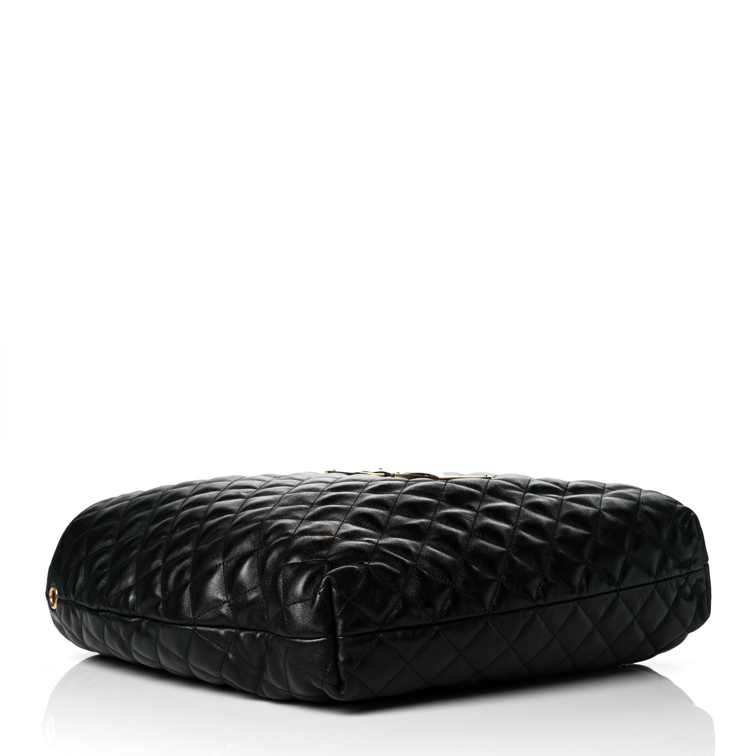 Saint Laurent Lambskin Quilted Maxi Icare Shopping Tote Black 5 of 11