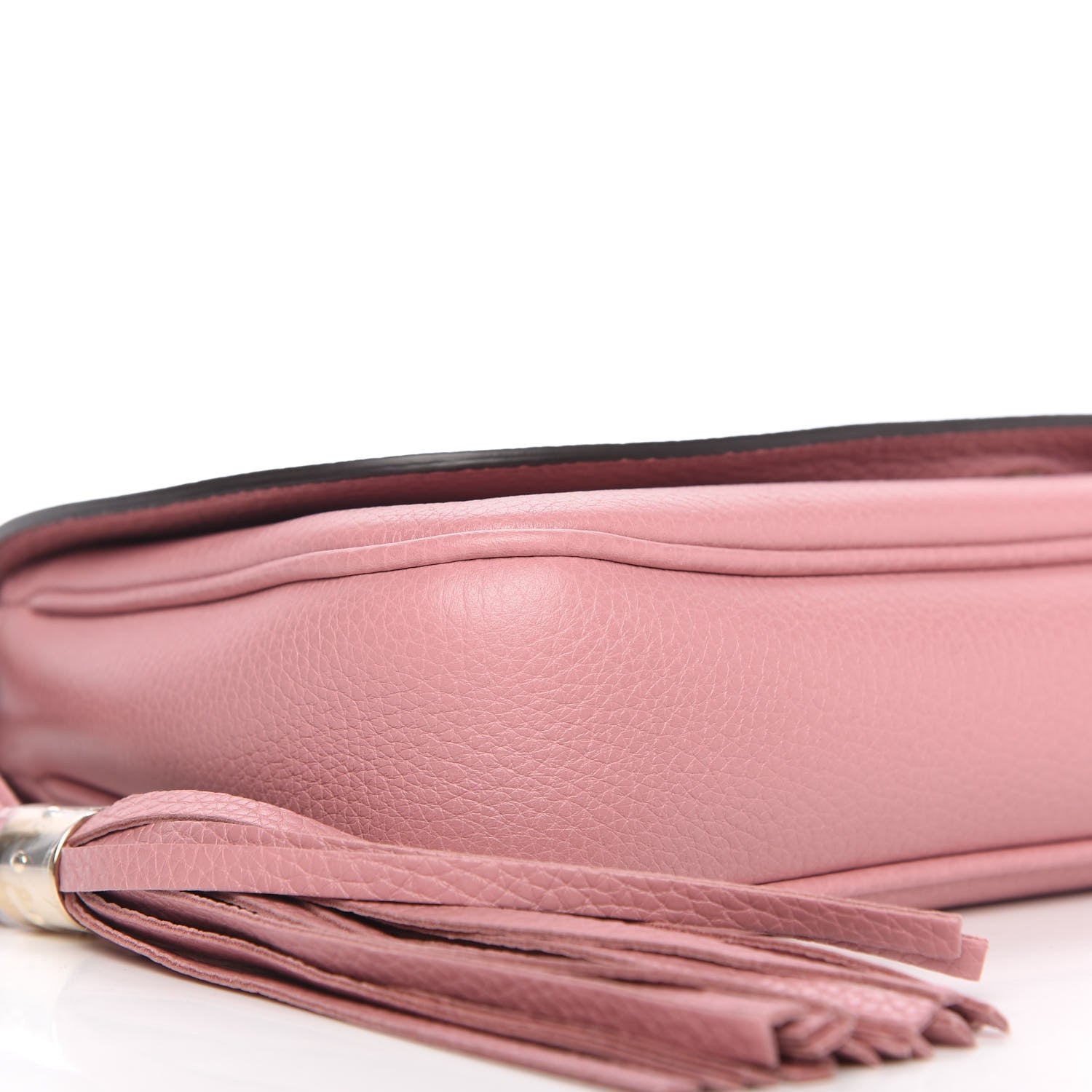 Gucci Pebbled Calfskin Medium Soho Flap Crossbody Pink 6 of 10