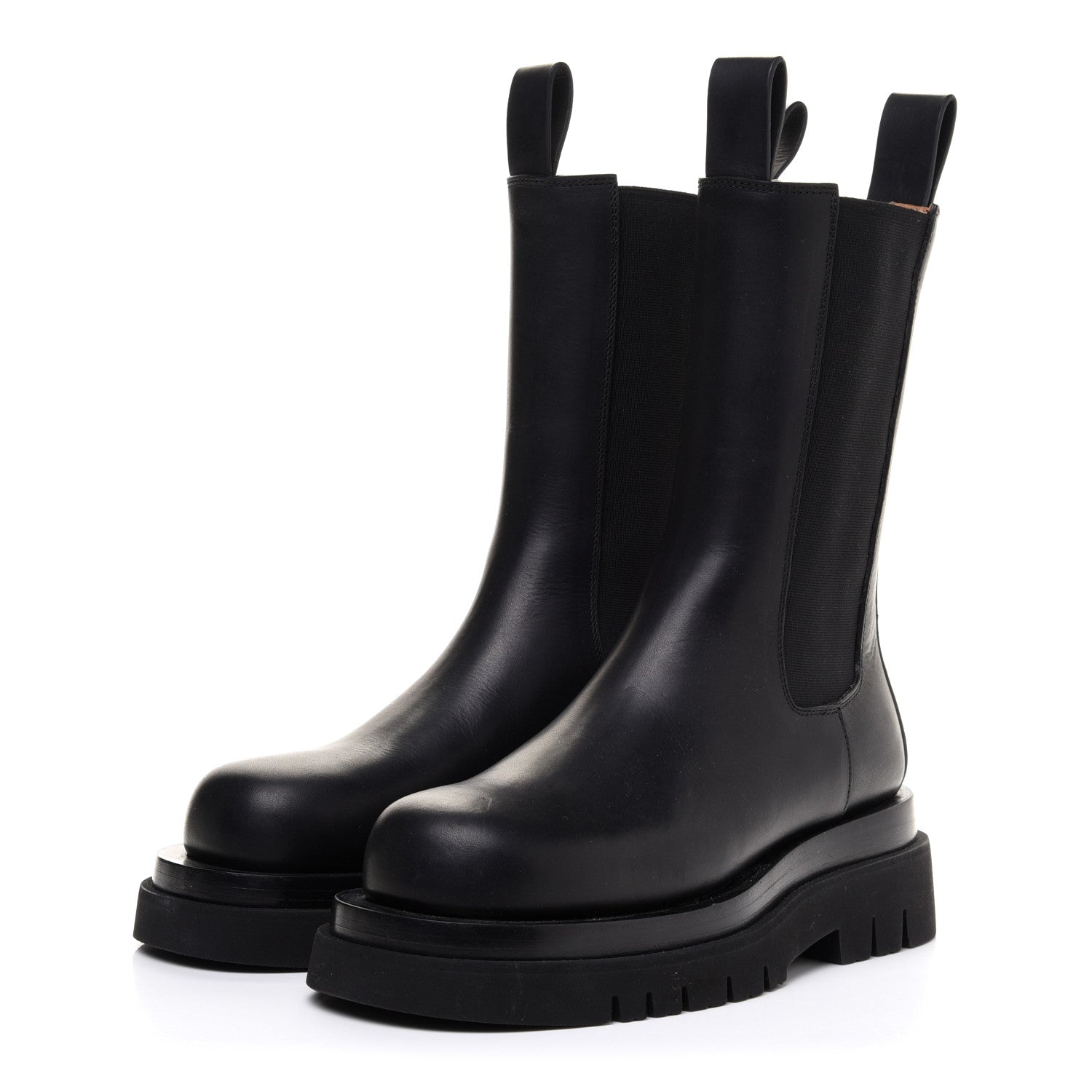 Bottega Veneta Calfskin The Lug Chelsea 55mm Boots 36 Black 3 of 9