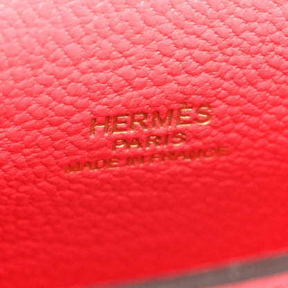 Hermes Tadelakt Mini Kelly Twilly Bag Charm Rose Lipstick 5 of 5