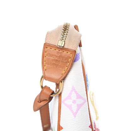 Louis Vuitton Monogram Multicolor Pochette Accessories White 8 of 13