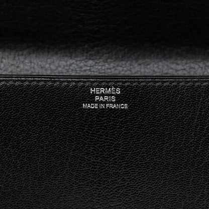 Hermes Chevre Mysore Cinhetic To Go Wallet Black 6 of 11