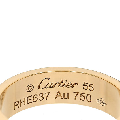 Cartier 18K Yellow Gold 5.5mm LOVE Ring 55 7.25 4 of 5