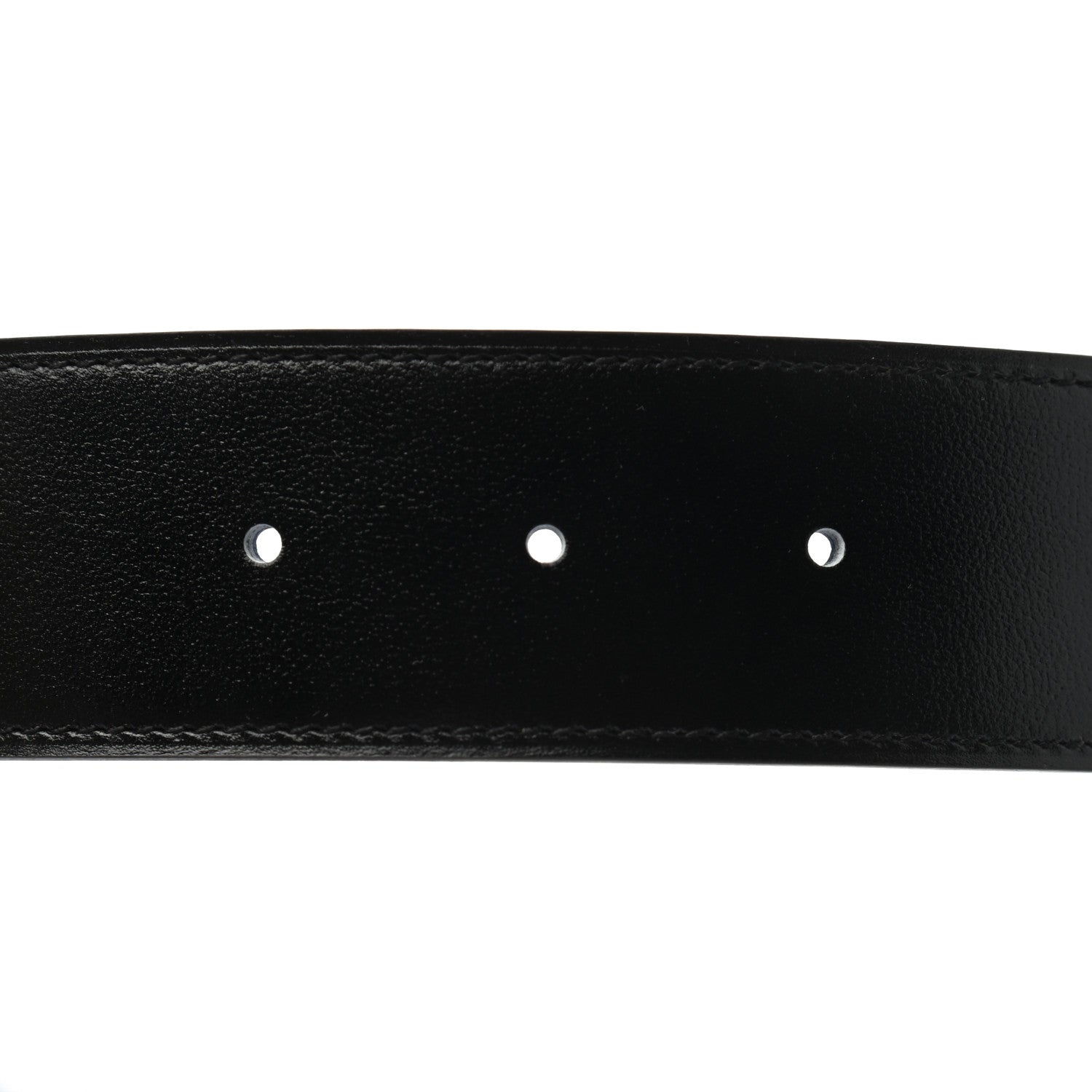 Hermes Box Togo 32mm H Belt 100 Black Bleu De Prusse 4 of 5