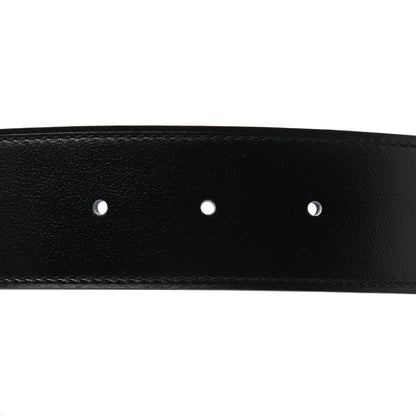 Hermes Box Togo 32mm H Belt 100 Black Bleu De Prusse 4 of 5