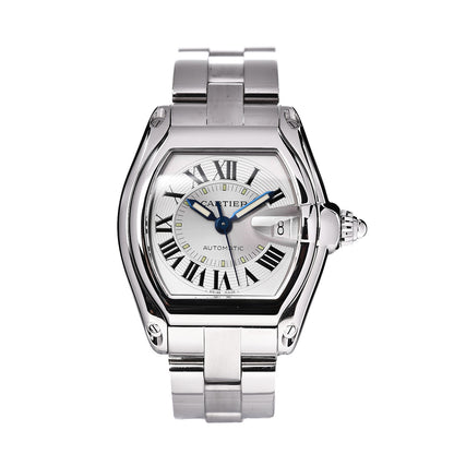 Cartier Stainless Steel 37mm Roadster Automatic Watch 1 of 6